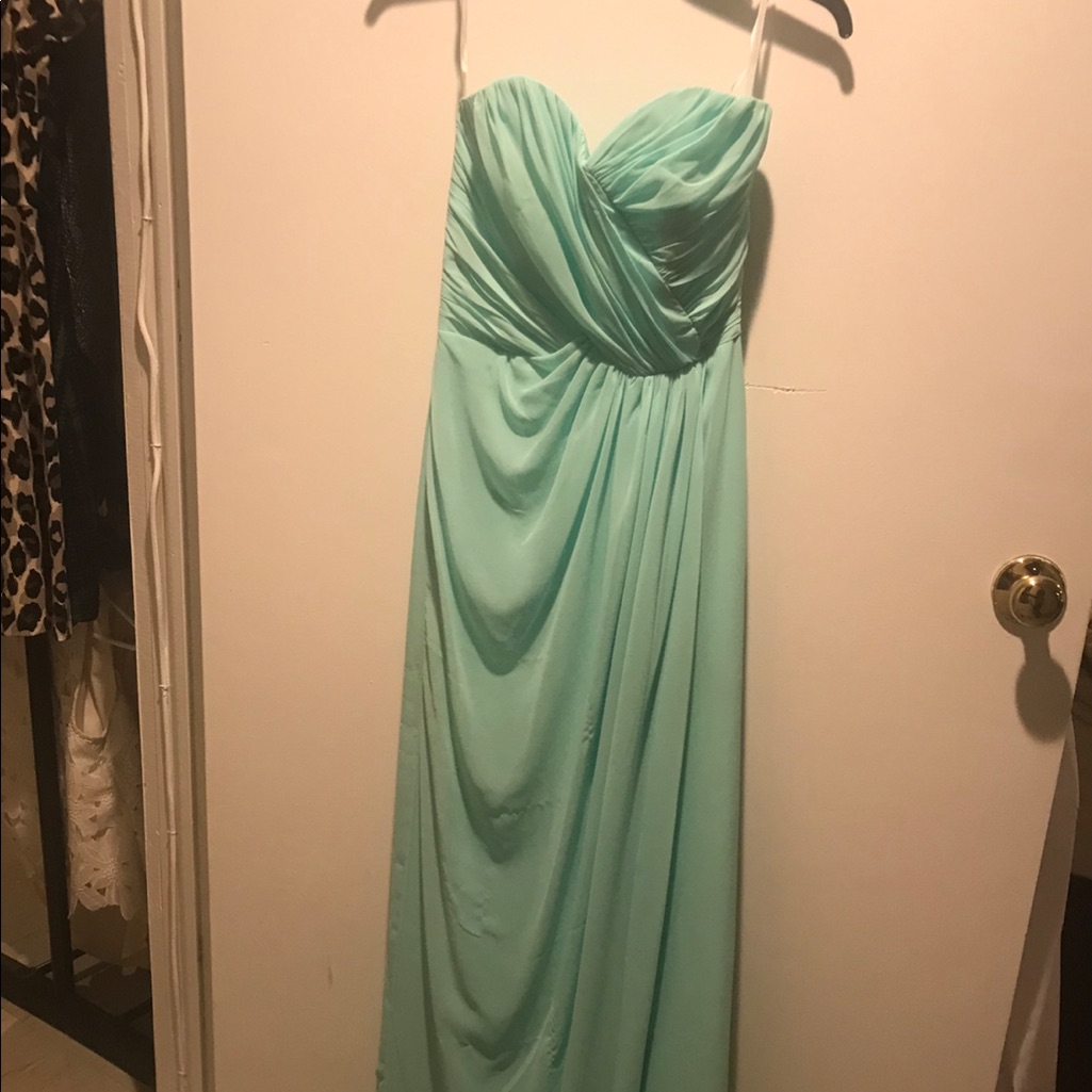 Turquoise Bridesmaid Dress By Dessy Collection